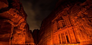 Petra by night