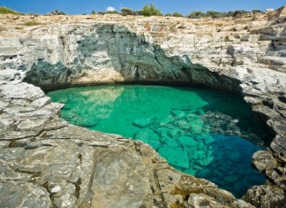 La piscina di Giola a Thassos