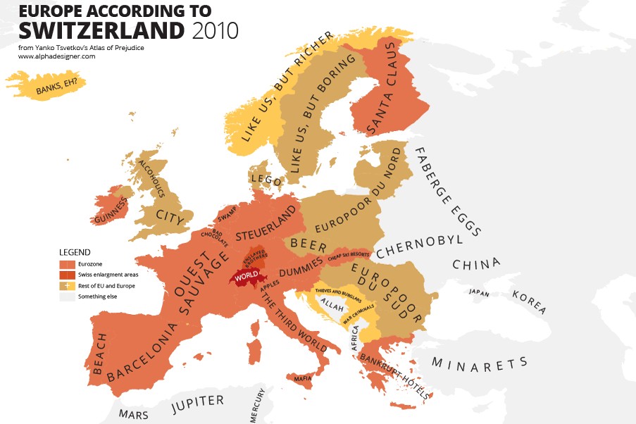 Come la Svizzera vede l'Europa